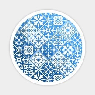 Geometric Mediterranean pattern Magnet